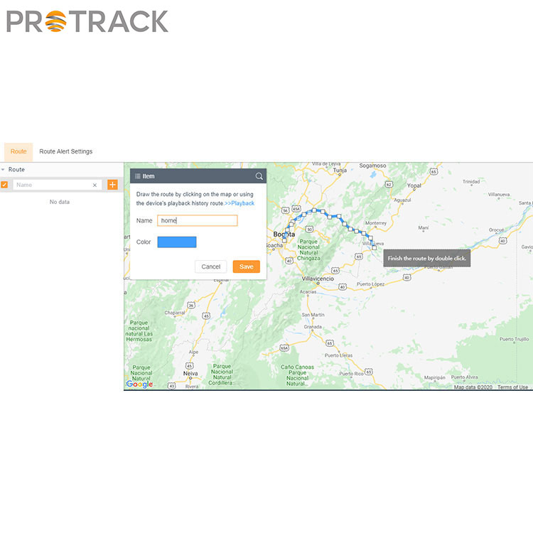 Sistema di localizzazione della flotta di veicoli GPS